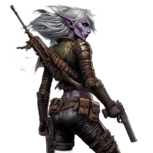 weapon, dragon, staff, fantasy art transparent PNG cut-out