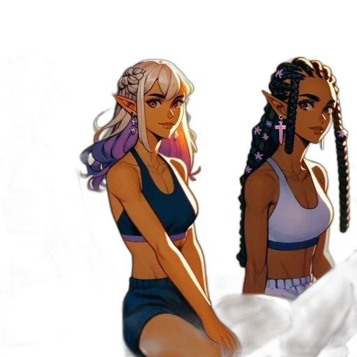 concept art, fantasy art, anime, comic book art transparent PNG cut-out