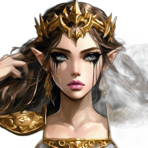 crown, face, jewelry, mask transparent PNG cut-out