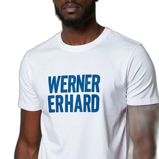 man, wearing, white, t-shirt transparent PNG cut-out
