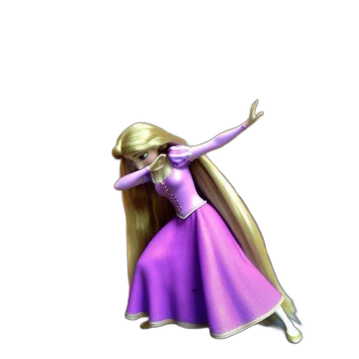 dress, staff, hair, sword transparent PNG cut-out