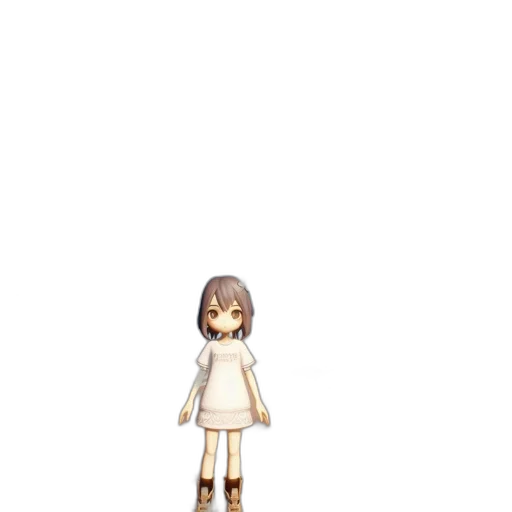 dress, staff, creature, animal transparent PNG cut-out