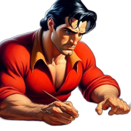 comic book art, concept art, photorealistic, fantasy art transparent PNG cut-out