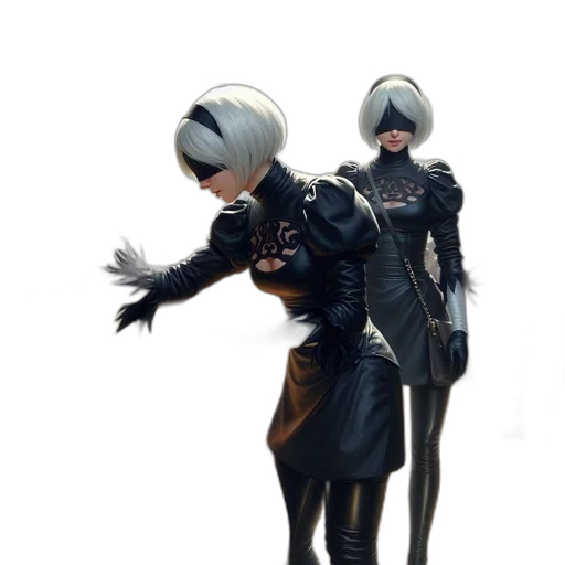 jacket, staff, mask, hat transparent PNG cut-out