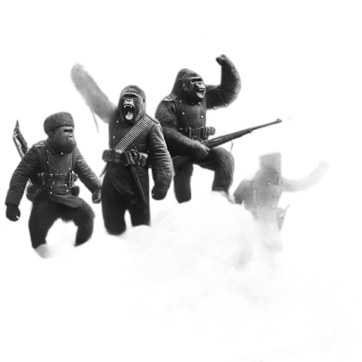 creature, staff, animal, weapon transparent PNG cut-out