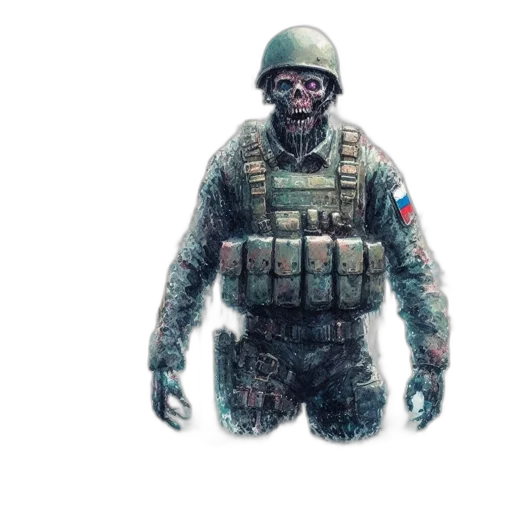 weapon, jacket, face, mask transparent PNG cut-out