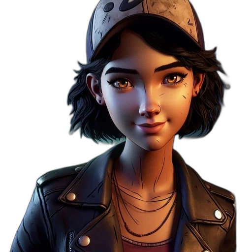 jacket, face, hat, concept art transparent PNG cut-out