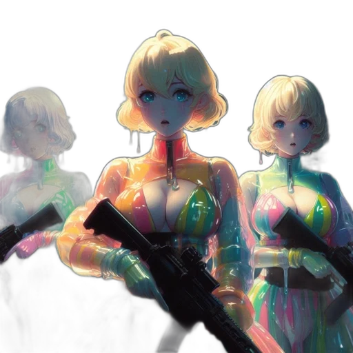 robot, weapon, dress, concept art transparent PNG cut-out