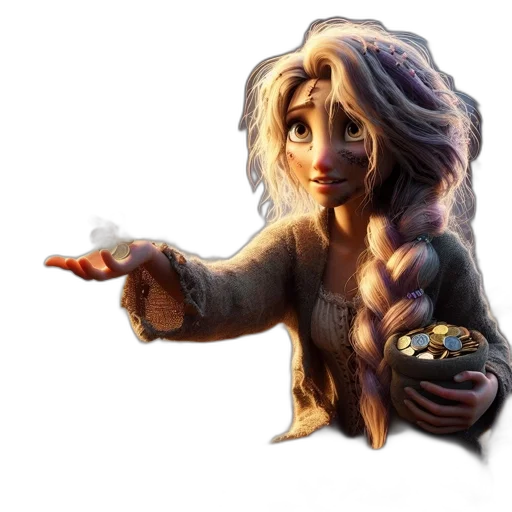 staff, hair, jewelry, weapon transparent PNG cut-out