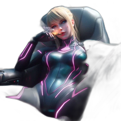 robot, concept art, cyberpunk, comic book art transparent PNG cut-out