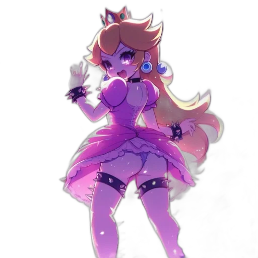 staff, dress, crown, weapon transparent PNG cut-out