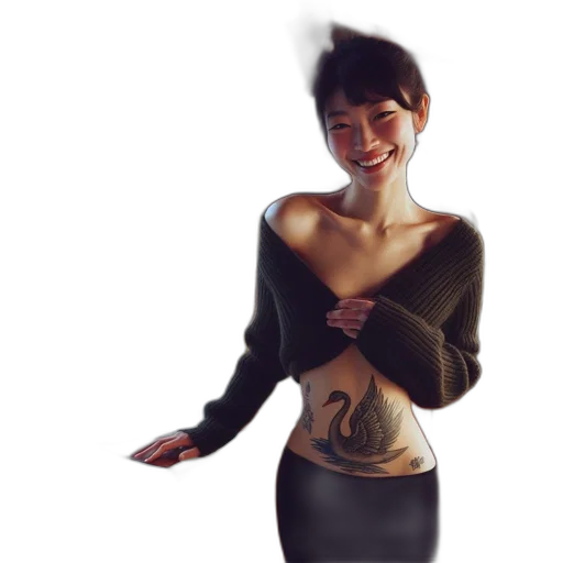 dress, face, photorealistic, concept art transparent PNG cut-out