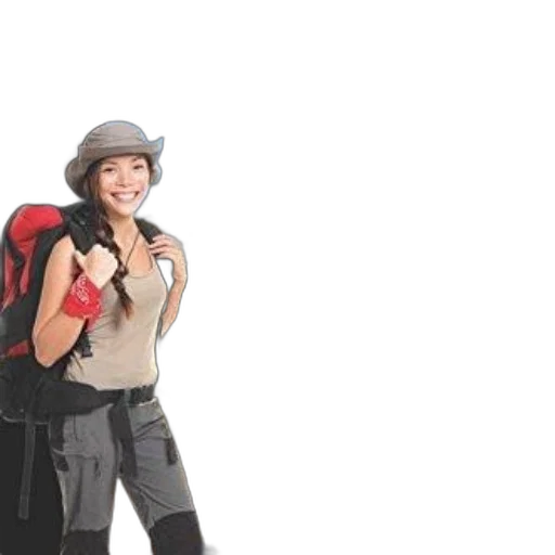 staff, hat, jacket, 3d render transparent PNG cut-out