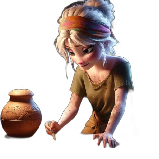 jewelry, staff, dress, fantasy art transparent PNG cut-out