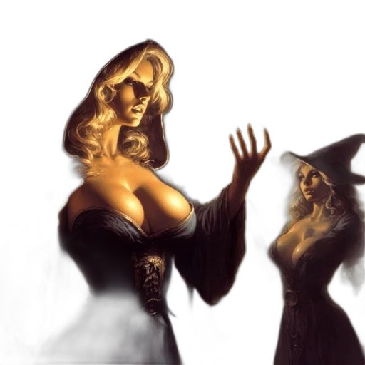 dress, concept art, fantasy art, comic book art transparent PNG cut-out