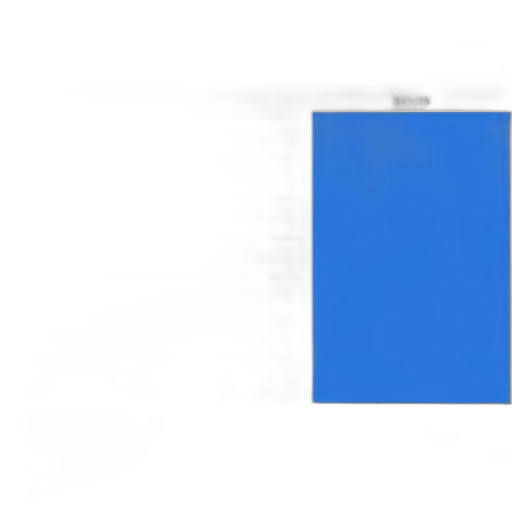 3d render, blue, monochrome, colorful transparent PNG cut-out