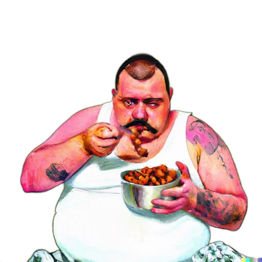 food, concept art, photorealistic, cartoon transparent PNG cut-out