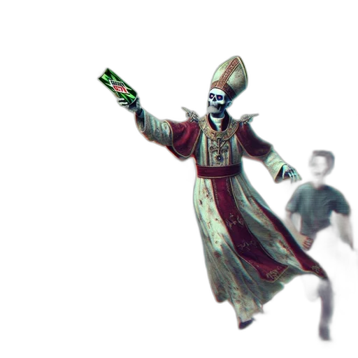 staff, mask, weapon, robot transparent PNG cut-out