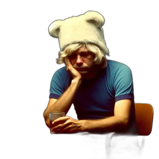hat, staff, face, animal transparent PNG cut-out