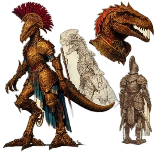 dragon, concept art, fantasy art, pixel art transparent PNG cut-out