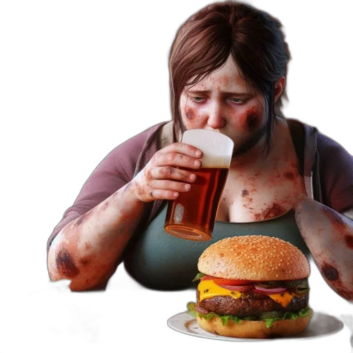 food, concept art, photorealistic, 3d render transparent PNG cut-out