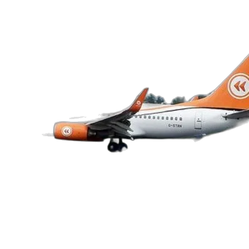 iceland, express, airplane, taking transparent PNG cut-out