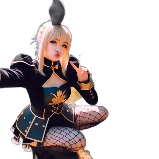 jacket, weapon, dragon, staff transparent PNG cut-out