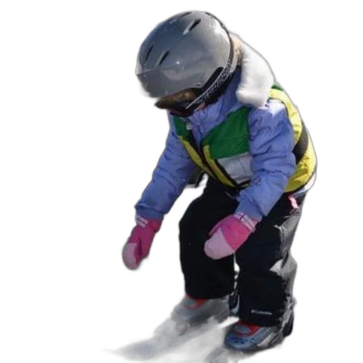 child, helmet, ski, gear transparent PNG cut-out