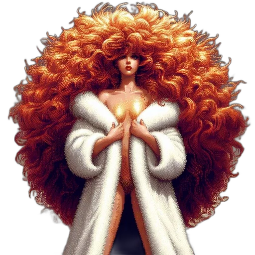 hair, jacket, concept art, fantasy art transparent PNG cut-out