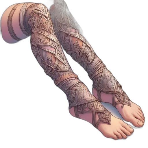shoes, weapon, sword, fantasy art transparent PNG cut-out