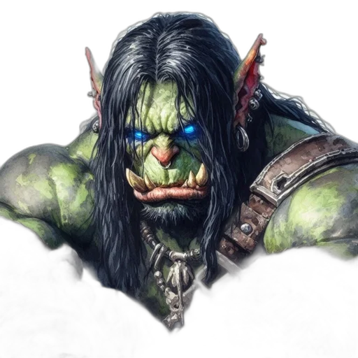 face, mask, creature, staff transparent PNG cut-out