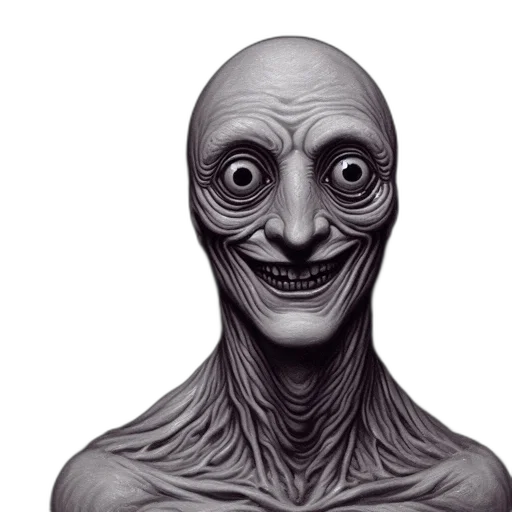 face, mask, creature, robot transparent PNG cut-out