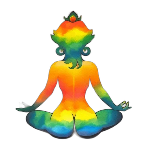 concept art, 3d render, pixel art, neon transparent PNG cut-out