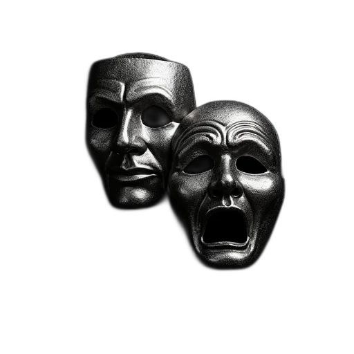 mask, face, jewelry, concept art transparent PNG cut-out