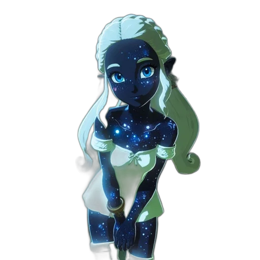robot, staff, jewelry, dress transparent PNG cut-out