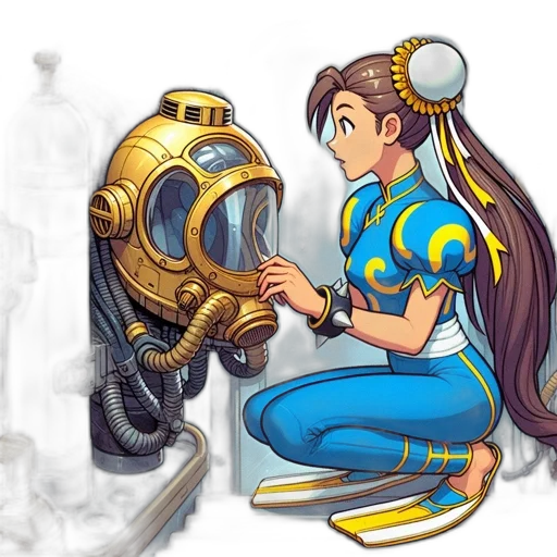 robot, jewelry, concept art, pixel art transparent PNG cut-out