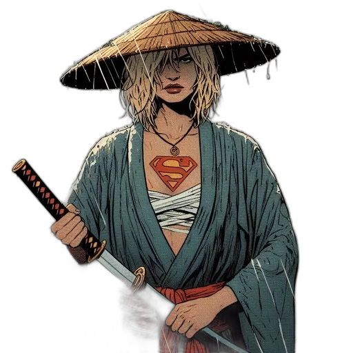 staff, umbrella, weapon, comic book art transparent PNG cut-out