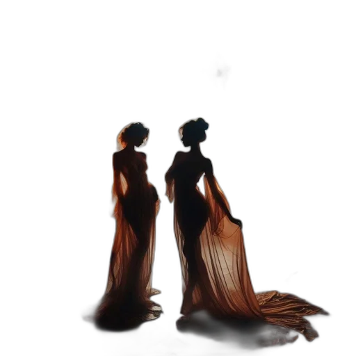 dress, crown, hair, concept art transparent PNG cut-out