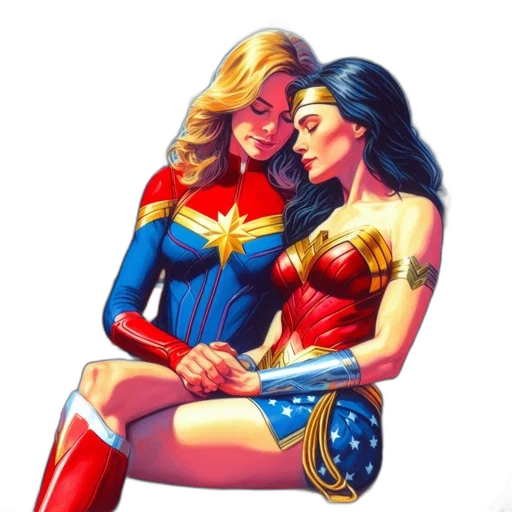 comic book art, concept art, fantasy art, cartoon transparent PNG cut-out