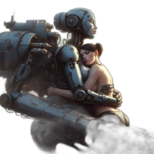 robot, weapon, car, concept art transparent PNG cut-out