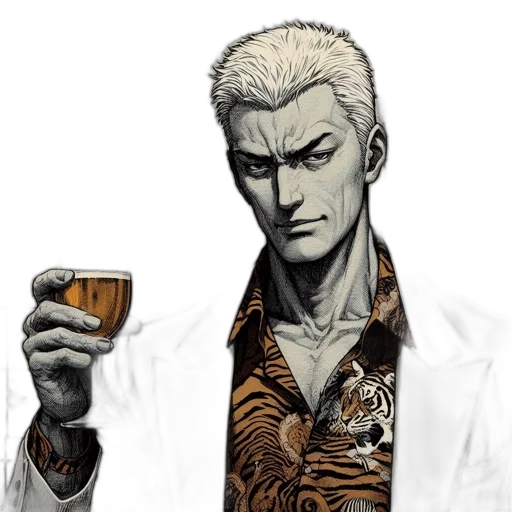face, concept art, comic book art, anime transparent PNG cut-out