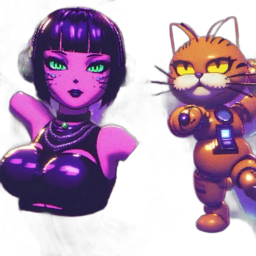 concept art, pixel art, fantasy art, 3d render transparent PNG cut-out