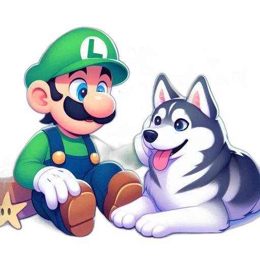 animal, pixel art, concept art, watercolor transparent PNG cut-out
