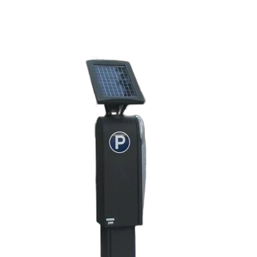 staff, robot, solar-powered, parking transparent PNG cut-out