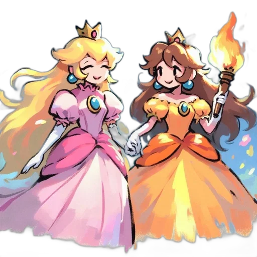 crown, dress, staff, concept art transparent PNG cut-out