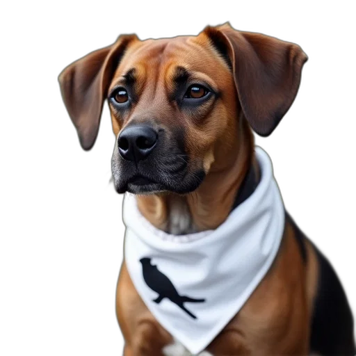 staff, animal, face, photorealistic transparent PNG cut-out