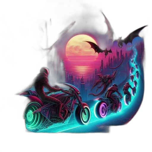 car, mask, dragon, robot transparent PNG cut-out