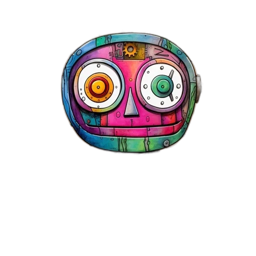 mask, robot, jewelry, face transparent PNG cut-out