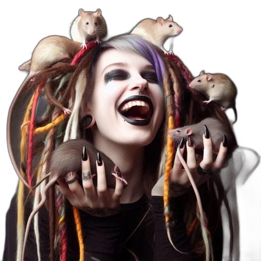 animal, creature, hair, concept art transparent PNG cut-out