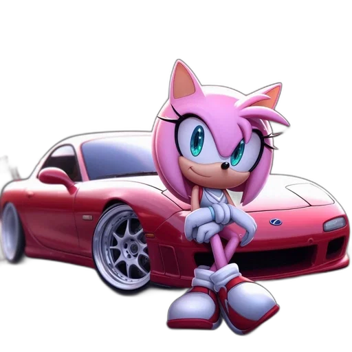 car, animal, weapon, 3d render transparent PNG cut-out